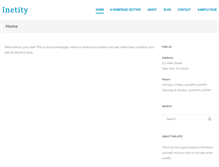 Tablet Screenshot of inetity.com